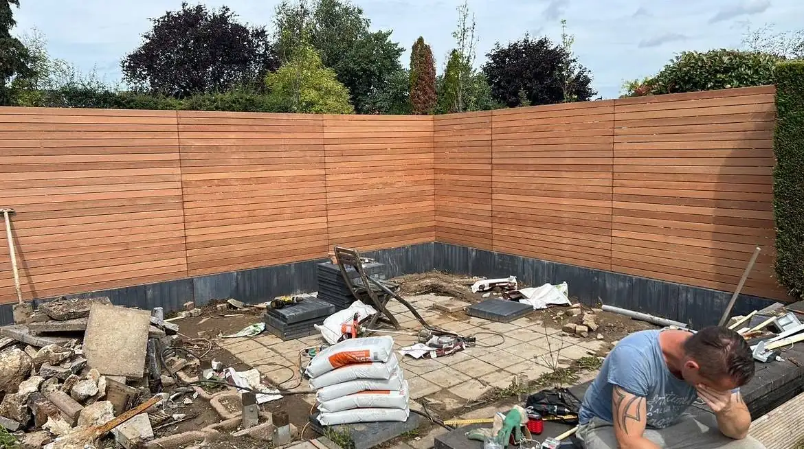 Schutting geplaatst door Tuinbazen